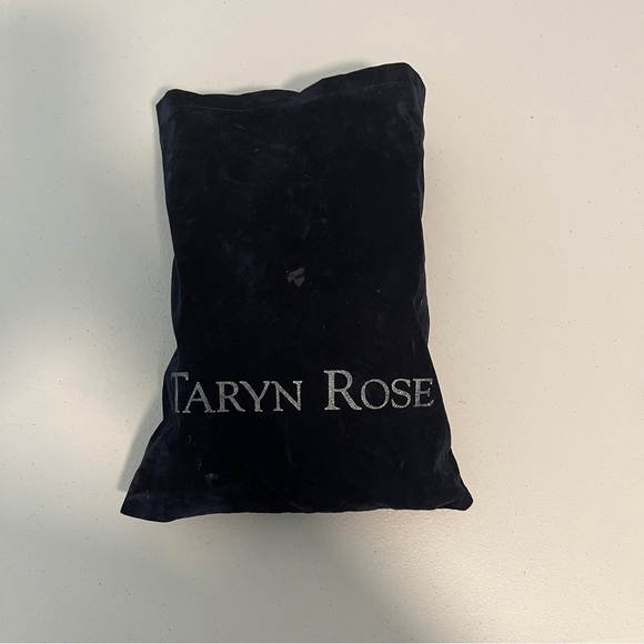 TARYN ROSE Black Fabric Shoes 2” Heel Made in Italy Size: EUR 39.5 - Picture 5 of 8